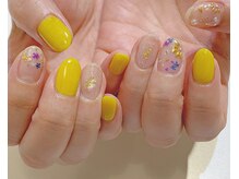 ネイルズ ララ(nails Lala)/押し花ネイル。