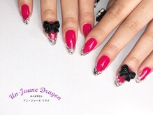 アン ジョーヌドラゴ/【自爪ネイル】キラキラフレンチ