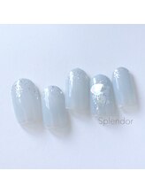 ネイルサロン スプレンダー(Splendor)/グラデーション×シェル