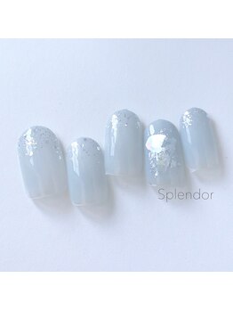 ネイルサロン スプレンダー(Splendor)/グラデーション×シェル