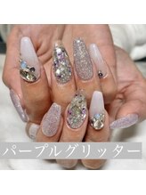 イフネイル(if nail)/◇パープルグリッター◇