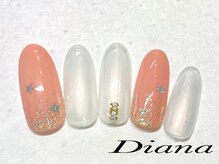 ディアナ ひたちなか高場店(DIANA)/定額ネイル　6600円　B‐047
