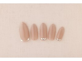 *シンプルべージュネイル*