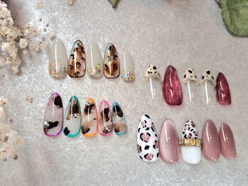 アゲート(Agate)の写真/ため息が出るほど可愛く…☆「アニマル柄ネイル」や「べっ甲ネイル」で秋らしさ全開♪お持ち込みも◎