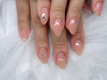 ジェルネイルシンプルアート