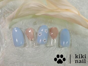 3.4月定額A／お花ネイル