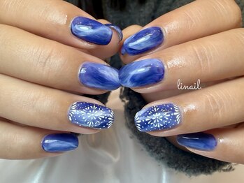 リネイル(linail.)の写真/トレンドに合わせた定額アートネイルが人気♪経験豊富なオーナーにお任せください◎
