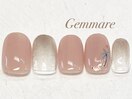 大人シンプルヤシの木ネイル