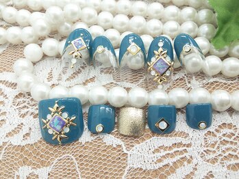 ネイルサロン エクール(Axceorr)/ゴージャスネイル