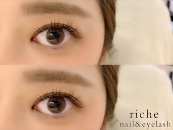 リシェ ネイル アンド アイラッシュ(riche)/シングルラッシュ 120本 4900円