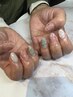 【ハンド】持ち込みOK◎理想の華やかネイルに！¥11000→¥9000
