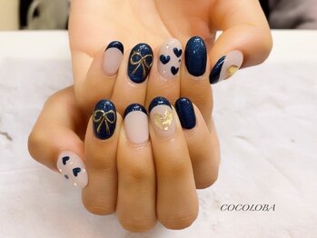 ココロバ ネイルアンドビューティーサロン(COCOLOBA)/ハート/リボン/キラキラ