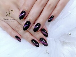 アシメGALAXYネイル　パラジェル