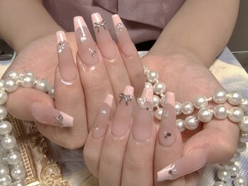 モアネイル 新宿/ワンホンネイル/持ち込み/新宿