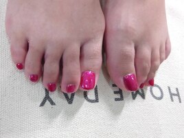 フットワンカラー　メタルレッド