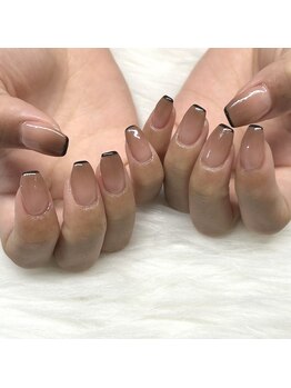 グラデーションラインフレンチ