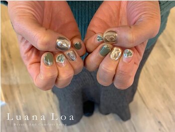 ルアナロア(Luana loa)/ミラーアートネイル