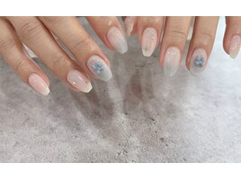 リボンネイルデザイン