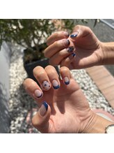 アース ネイルアンドアイラッシュ 三木店(EARTH Nail&Eyelash)/フレンチ　オプションデザイン