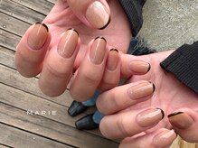 ザ マリー 表参道店(THE MARIE)/¥8,800 フレンチ+ラメ 1030a
