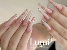 ルミネイル 池袋東口サンシャイン店(Lumi Nail)/ロゼ葉の霞グラデ