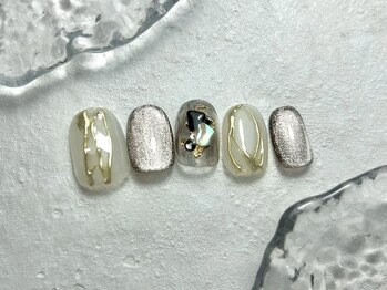 《パラジェル・フィルイン・マグネット》Nail Salon Raize都島駅前店【Hawaii館】/12月マンスリーデザイン【6000】