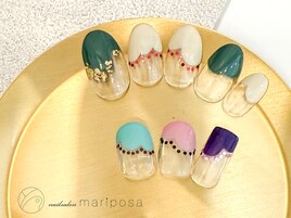 【Hand】マンスリーネイル｜12月