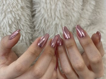 ハイネイル 池袋(Hi nail)/煌めくミラーネイル
