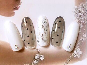 エンジェルビューティーネイルアンドアイラッシュ(Angel Beauty nail&eyelash)/秋冬シンプル定額ネイル