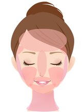 エナッシュビューティサロン(ENASH)/レディース顔脱毛範囲