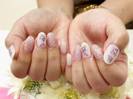 お持込み☆紫陽花ネイル！