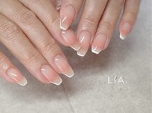 リア(LI'A)/チーク×フレンチネイル