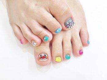 ネイルコレクション ピンク(Nail Collection Pink)/フットジェル放題¥12990＋キャラ