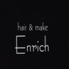 hair&make Enrich【ヘアメイク　エンリッチ】ロゴ