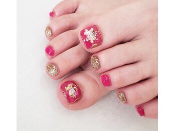 ネイルズ アール(nails R)/フット親指のみアートコース☆