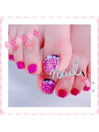 ツイードネイルfoot