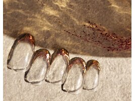 偏光ミラーフレンチネイル