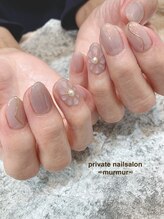 プライベート ネイルサロン マーマ(murmur)/ぷくぷくフラワー