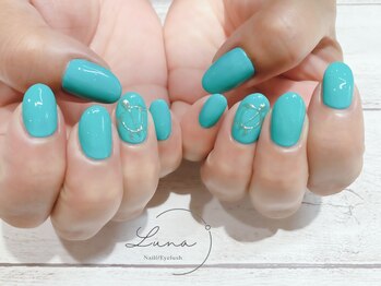 ネイルアンドまつ毛エクステ ルーナ イオン相模原店/ホヌネイル