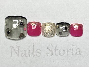 ネイルズ ストーリア(Nails Storia Salon&School)/定額フットアートセットC