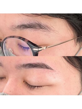 アンドスリー 原宿 表参道店(And Three)/メンズ眉毛WAXスタイリング