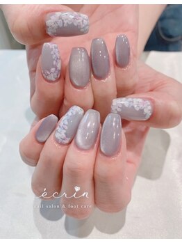 mayu担当手描きアート紫陽花