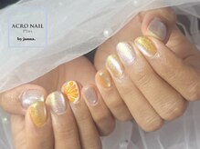 アクロネイルプラス 吉塚店(ACRO NAIL Plus)/ぷっくりオレンジネイル