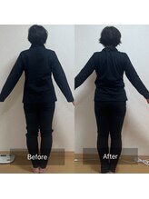 ヨサパーク ウイ(YOSA PARK Ui)/50代女性 before/after