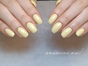 アネモネネイル(anemone nail)/ナチュラルワンカラー