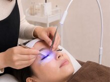 【圧倒的人気LEDエクステ】LEDフラットラッシュ120本4980円◆マスク映えするお目元に◎全メニューLED対応