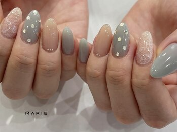 ザマリー 神戸マルイ店(THE MARIE)の写真/★オフ込みアート+長さ出し10本¥10000!HAND、FOOTデザイン多数有り!美爪のご提案も♪フターケアも◎