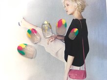 ネイルアンドアイラッシュサロン エスポアール(nail&eyelash salon espoir)/カラフルネイル　75分コース
