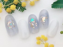 ジェルネイルDRYケア込￥12430