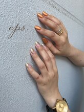 エピス(eps.)/夏のお洒落オレンジマット